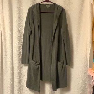 Barefoot Dreams Cosy Chic Lite Relaxed Hooded Cardigan with Pocket’s